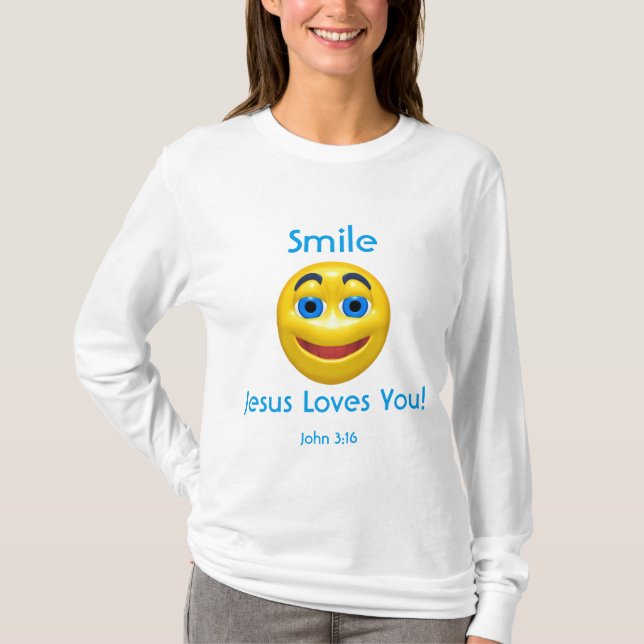Camiseta Jesus Te Ama Personalize-o (Frente)