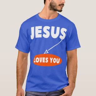 Camiseta Jesus Te Ama Salvação Evangelismo Cristão