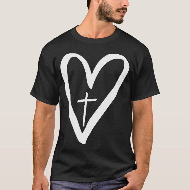 Camiseta Jesus Tem As Minhas Costas, Mãe Cristã, Jesus, Res (Frente)