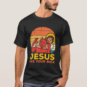 Camiseta Jesus Tem As Suas Costas Jiu Jitsu Christian