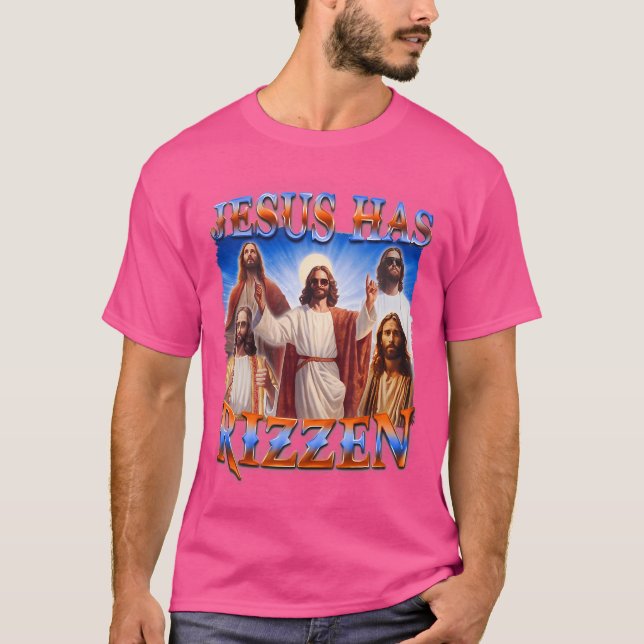 Camiseta Jesus Tem Fé Cristã de Bíblia Rizzen (Frente)