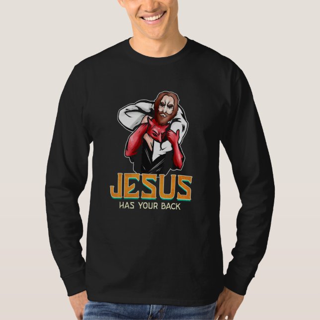 Camiseta Jesus Tem Seu Jujitsu De Volta (Frente)