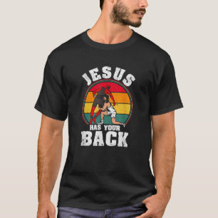 Camiseta Jesus Tem Seu Lado Cristão Lutador Religioso