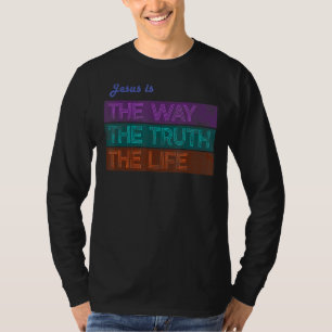 Camiseta Jesus The Way Truth Life Christian John 146 Bíblia