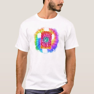Camiseta Jesus tingiu-se para seus pecados