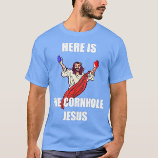 Camiseta Jesus Tocando o Cristo de Cornhole