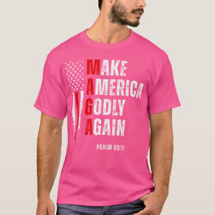 Camiseta Jesus Torna a América Deus Novamente o Patriota Am