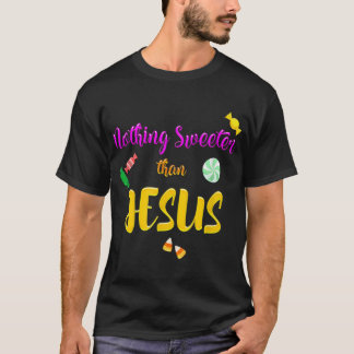 Camiseta Jesus Tronco Ou Tratar Doce Cristão no Dia das Bru