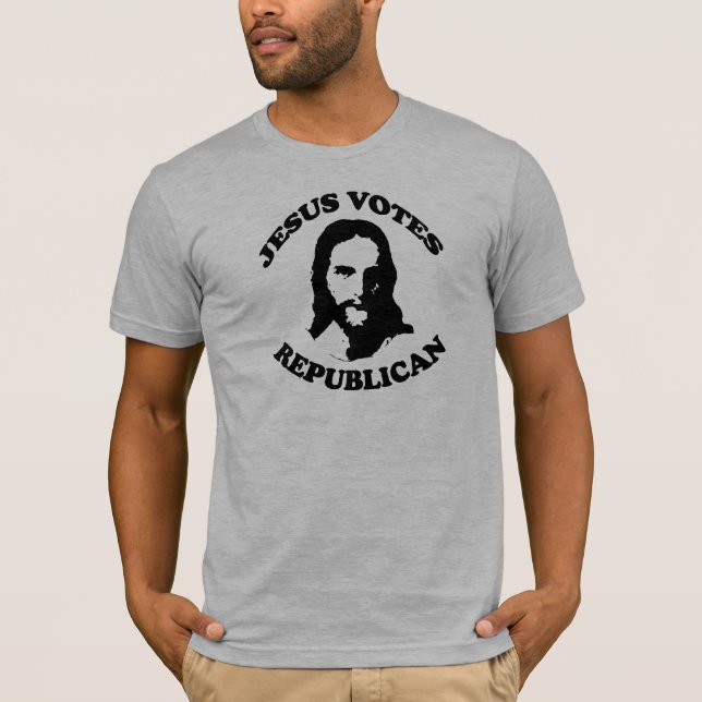 Camiseta Jesus vota o republicano (Frente)