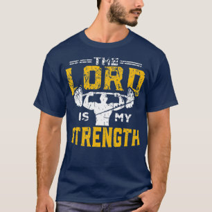 Camiseta Jesus Workout O Senhor é a minha Força Cristã