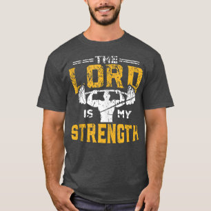Camiseta Jesus Workout O Senhor é a minha Força Cristã Gy