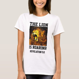 Camiseta JESUS YESHUA ROARING LION, DA JUDAH T-shirts