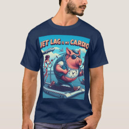 Camiseta Jet Lag é meu cardio