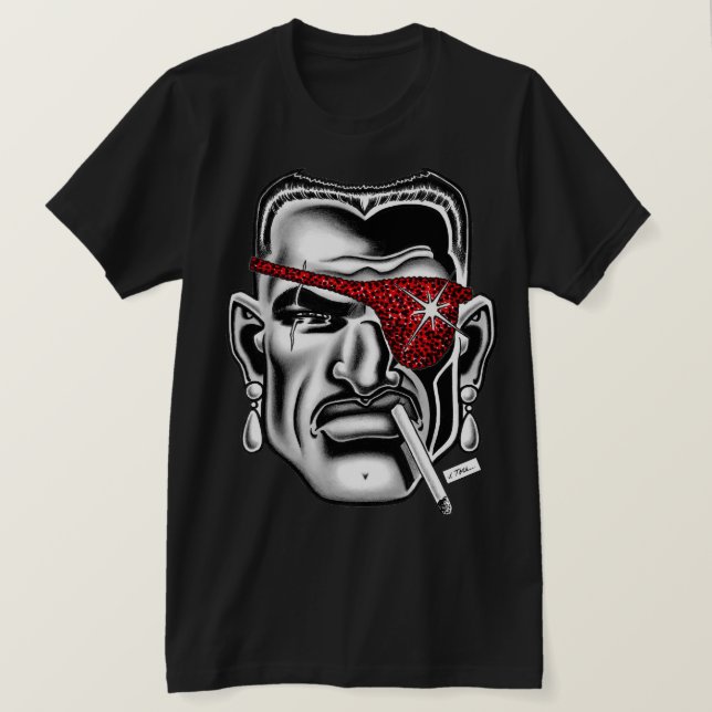 Camiseta Jet Latex™/Nariz Quebrado (Frente do Design)