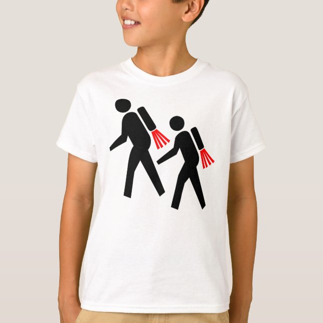 Camiseta Jet Pack Hikers do futuro (Frente)