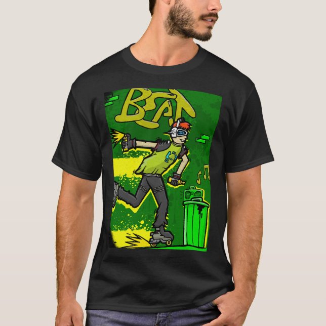 Camiseta Jet Set Radio Game Ação 3 (Frente)