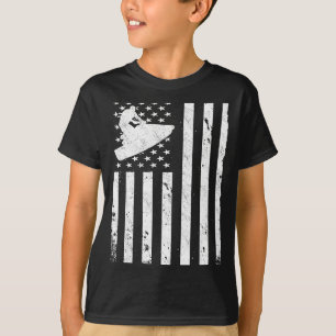 Camiseta Jet ski americano bandeira dos eua jetski 