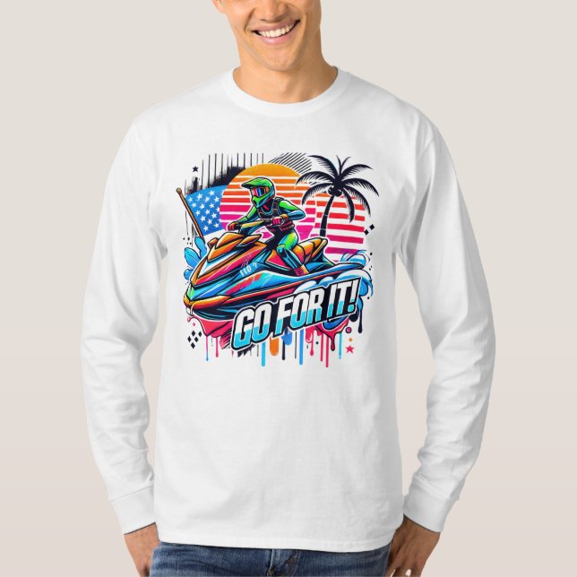 Camiseta Jet ski design (Frente)