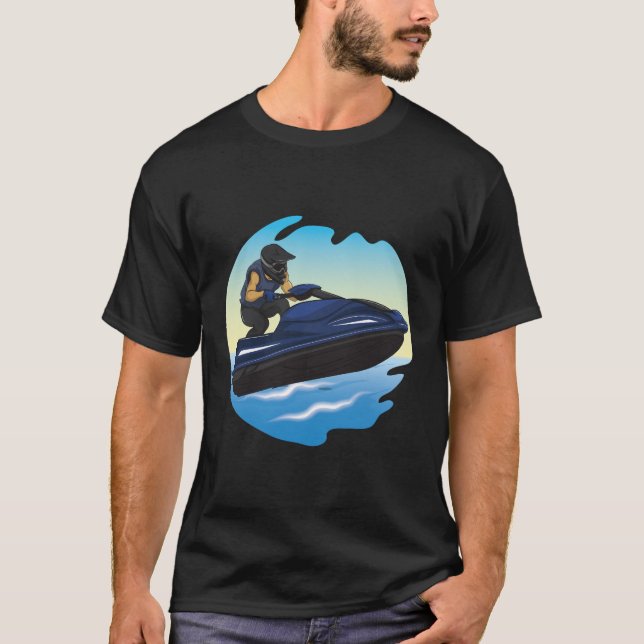 Camiseta Jet Ski Jetski Água Esportes (Frente)