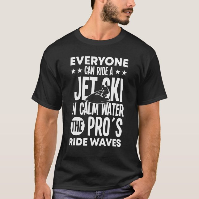 Camiseta Jet Ski Life Vest Jetski Driver Jet Ski Rider Owne (Frente)