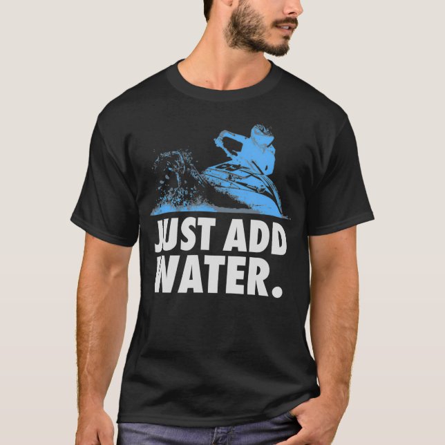 Camiseta Jet Ski Oferece Presentes Para Homens Pelas Pistas (Frente)