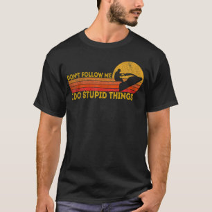 Camiseta Jet Ski Retro Engraçado Jetski Piloto de jet ski V