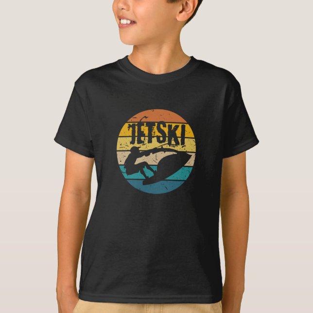Camiseta Jet Ski - Retro Watersport (Frente)
