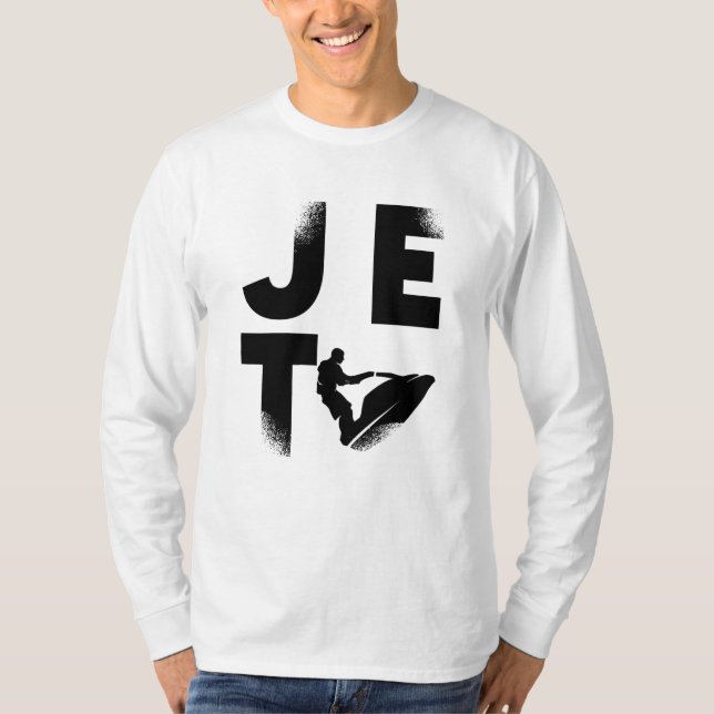 Camiseta Jet Ski Rider Water Sports Jetski Jet Skiing (Frente)