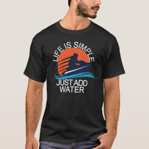 Camiseta Jet Ski Shirt Vintage Engraçado Jetski Apenas Adic