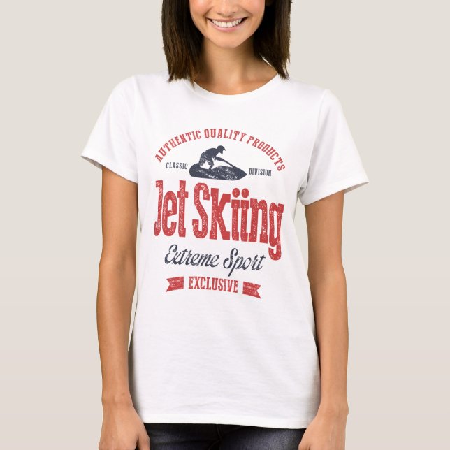 Camiseta Jet Skiing Extreme Sport (Frente)