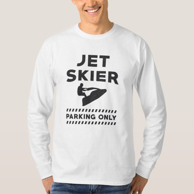 Camiseta Jet Skiing Jet Ski Jet Skier Apenas Água (Frente)