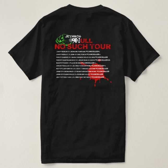 Camiseta Jethro Null No Tal Tour T (Verso do Design)