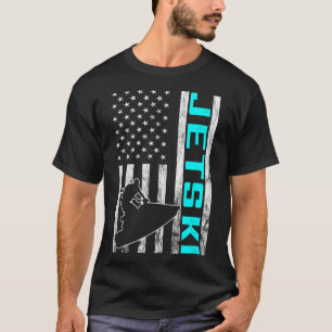 Camiseta Jetski Jet Ski Jet Skier American Usa Jet Skiing W