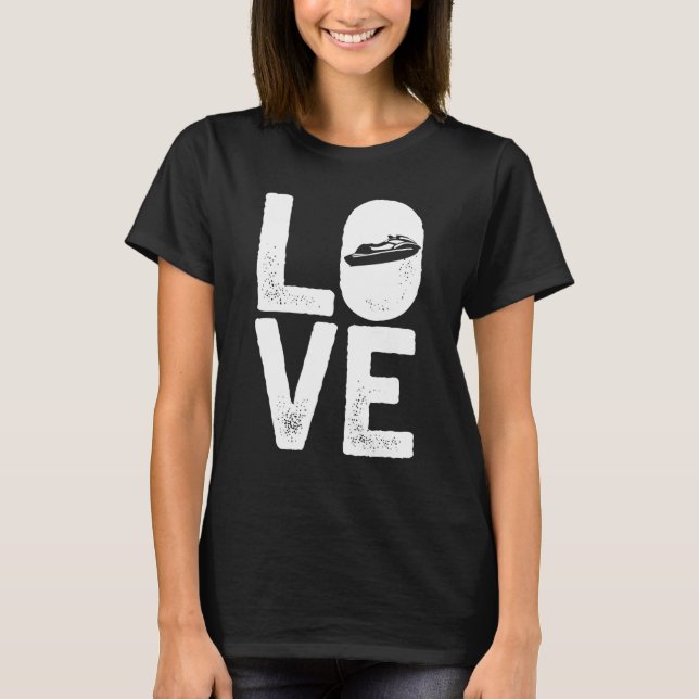 Camiseta Jetski Jet Ski Love PWC (Frente)