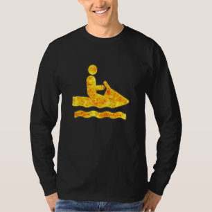 Camiseta Jetski Jet Ski Surfing Fire Flames