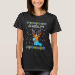 Camiseta Jewdolph Ugly Hanukkah Sweater Reindeer Menorah Ch<br><div class="desc">Jewdolph Ugly Hanukkah Sweater Reindeer Menorah Chanukah.</div>