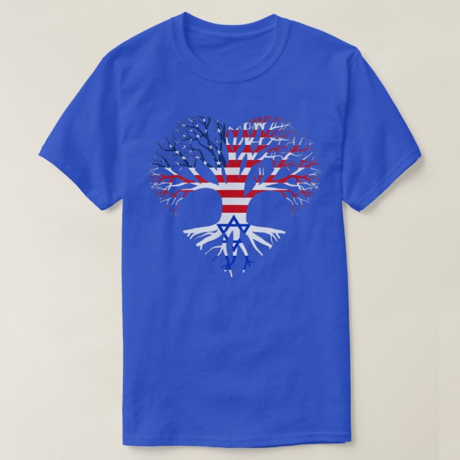 Camiseta Jewish American Grown Half Jew Ish Heart Israel He (Frente do Design)