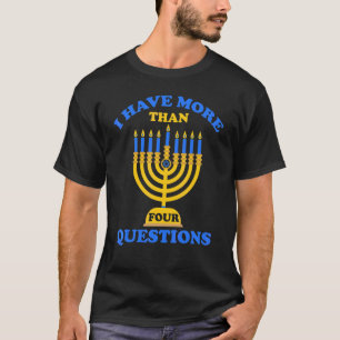 Camiseta Jewish Passover Seder Eu Tenho Mais De Quatro Ques