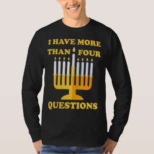 Camiseta Jewish Passover Seder Eu Tenho Mais De Quatro Ques
