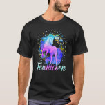 Camiseta Jewnicorn Cute Unicorn Tie Dye Jewish Chanukah Han<br><div class="desc">Jewnicorn Cute Unicorn Tie Dye Jewish Chanukah Hanukkah Girl.</div>