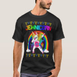 Camiseta Jewnicorn Ugly Hanukkah Sweater Dabbing Unicorn Ch<br><div class="desc">Jewnicorn Ugly Hanukkah Sweater Dabbing Unicorn Chanukah.</div>