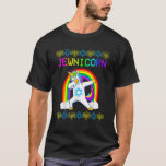Camiseta Jewnicorn Ugly Hanukkah Sweater Dabbing Unicorn Ch<br><div class="desc">Jewnicorn Ugly Hanukkah Sweater Dabbing Unicorn Chanukah.</div>