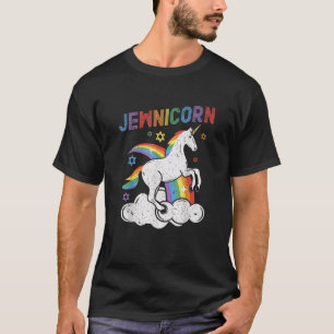 Camiseta Jewnicorn Unicorn Rosh Hashanah Hanukkah
