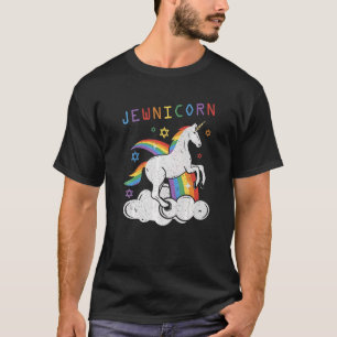 Camiseta Jewnicorn Unicorn Rosh Hashanah Hanukkah