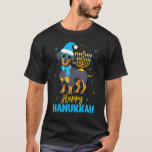 Camiseta Jewshund Menorah Happy Hanukkah Chanukah<br><div class="desc">Jewshund Menorah Happy Hanukkah Chanukah</div>