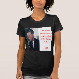Camiseta JFK & Citação Peçam Não