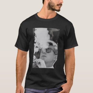 Camiseta Jfk Fumando com Shades John F Kennedy Presidente T