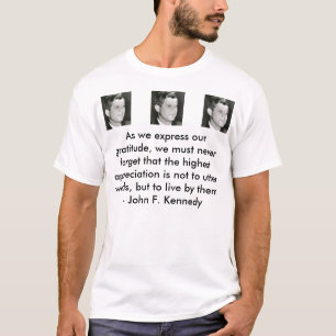 Camiseta jfk, jfk, jfk, como nós expressamos nossa