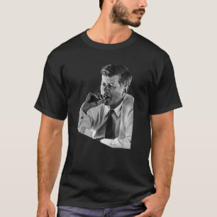 Camiseta JFK John F Kennedy Cigar Smoker T Shirt