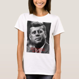 Camiseta JFK "Perdoe Não Esqueça" Ofertas e Cartão De Ci